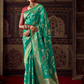 Banarasi Crepe Silk Saree with Zari Weaving Work