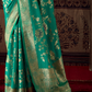 Banarasi Crepe Silk Saree with Zari Weaving Work