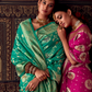 Banarasi Crepe Silk Saree with Zari Weaving Work