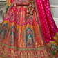 Traditional Banarasi Silk Bridal Lehenga with Zarkan and Cording Embellishments