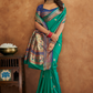 Golden Grace Soft Banarasi Silk Saree with Rich Pallu Design - LaVante Fashion