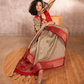 Bhagalpuri Handloom Silk Saree with Natural Weaving Elegance