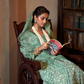Graceful Bagru Cotton Saree with Dabu Zari Design