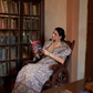 Graceful Bagru Cotton Saree with Dabu Zari Design