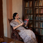 Graceful Bagru Cotton Saree with Dabu Zari Design