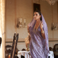 Graceful Bagru Cotton Saree with Dabu Zari Design