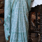 Graceful Bagru Cotton Saree with Dabu Zari Design