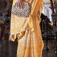 Graceful Bagru Cotton Saree with Dabu Zari Design