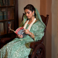Graceful Bagru Cotton Saree with Dabu Zari Design