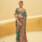 Banarasi Organza Bagh Floral Embellished Designer Saree