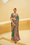 LAVANTE_FASHION_Banarasi_Organza_Bagh_Floral_Embellished_Designer_Saree_15 - LaVante Fashion