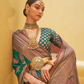 Banarasi Organza Bagh Floral Embellished Designer Saree