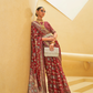 Banarasi Organza Bagh Floral Embellished Designer Saree
