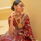 Banarasi Organza Bagh Floral Embellished Designer Saree