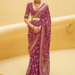 Banarasi Organza Bagh Floral Embellished Designer Saree