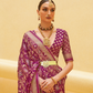 Banarasi Organza Bagh Floral Embellished Designer Saree