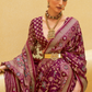 Banarasi Organza Bagh Floral Embellished Designer Saree