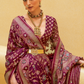 Banarasi Organza Bagh Floral Embellished Designer Saree