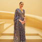 Banarasi Organza Bagh Floral Embellished Designer Saree