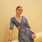 Banarasi Organza Bagh Floral Embellished Designer Saree