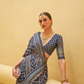 Banarasi Organza Bagh Floral Embellished Designer Saree