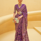 Banarasi Organza Bagh Floral Embellished Designer Saree