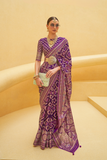 LAVANTE_FASHION_Banarasi_Organza_Bagh_Floral_Embellished_Designer_Saree_4 - LaVante Fashion