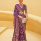 Banarasi Organza Bagh Floral Embellished Designer Saree