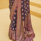 Banarasi Organza Bagh Floral Embellished Designer Saree