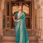Banarasi Silk Blend Saree with Rich Zari Weaving