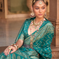 Banarasi Silk Blend Saree with Rich Zari Weaving