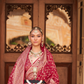 Banarasi Silk Blend Saree with Rich Zari Weaving