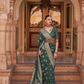 Banarasi Silk Blend Saree with Rich Zari Weaving