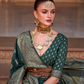 Banarasi Silk Blend Saree with Rich Zari Weaving