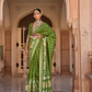 Banarasi Silk Blend Saree with Rich Zari Weaving