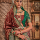 Elegant Banarasi Silk Saree with Striking Contrast Border
