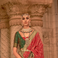 Elegant Banarasi Silk Saree with Striking Contrast Border