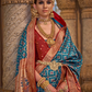 Elegant Banarasi Silk Saree with Striking Contrast Border
