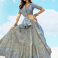 Luxury Silk Lehenga Set with Fine Hand Embroidery
