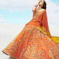 Luxury Silk Lehenga Set with Fine Hand Embroidery