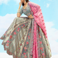 Luxury Silk Lehenga Set with Fine Hand Embroidery
