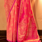 Chaap Handloom Weaving Silk Banarasi Saree with Traditional Charm