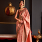 Elegant Handloom Woven Silk Saree with Classic Craftsmanship
