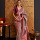 Elegant Handloom Woven Silk Saree with Classic Craftsmanship