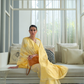 Classic Lucknowi Saree with Elegant Chikankari Silk Weaving Touch