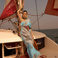 Chinon Nylon Saree with Elegant Handloom Weaving Design