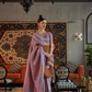 Elegant Art Silk Saree with Copper Zari Handloom Weaving