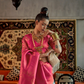 Elegant Art Silk Saree with Copper Zari Handloom Weaving