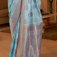 Handloom Woven Saree with Rich Copper Zari Detailing