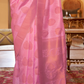 Handloom Woven Saree with Rich Copper Zari Detailing